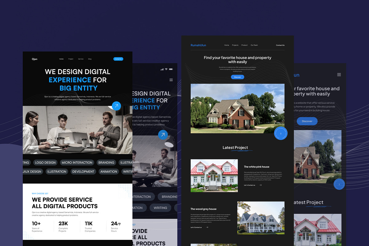 Xpage - Landing Page UI-Kit, an UI Kit Template by mz-studio (Photo 4 of 5)