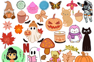 Autumn Aesthetic Sticker Pack