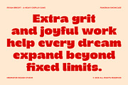 Revan Bright - Heavy Playful Sans, a Sans Serif Font by Mbonster Design Studio (Thumbnail 10 of 16)