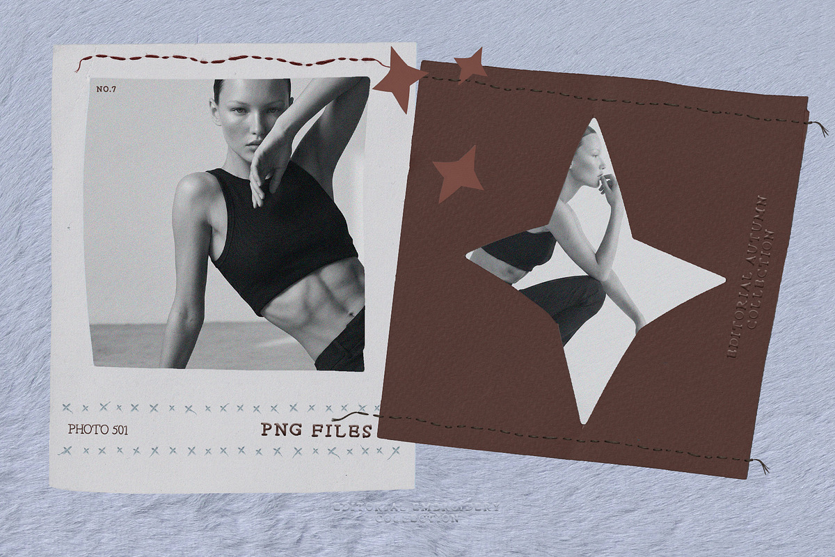 Stitched Archive Editorial Set, an Object Graphic by nadispasibenko (Photo 4 of 9)