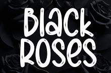 Black Roses | Script Font