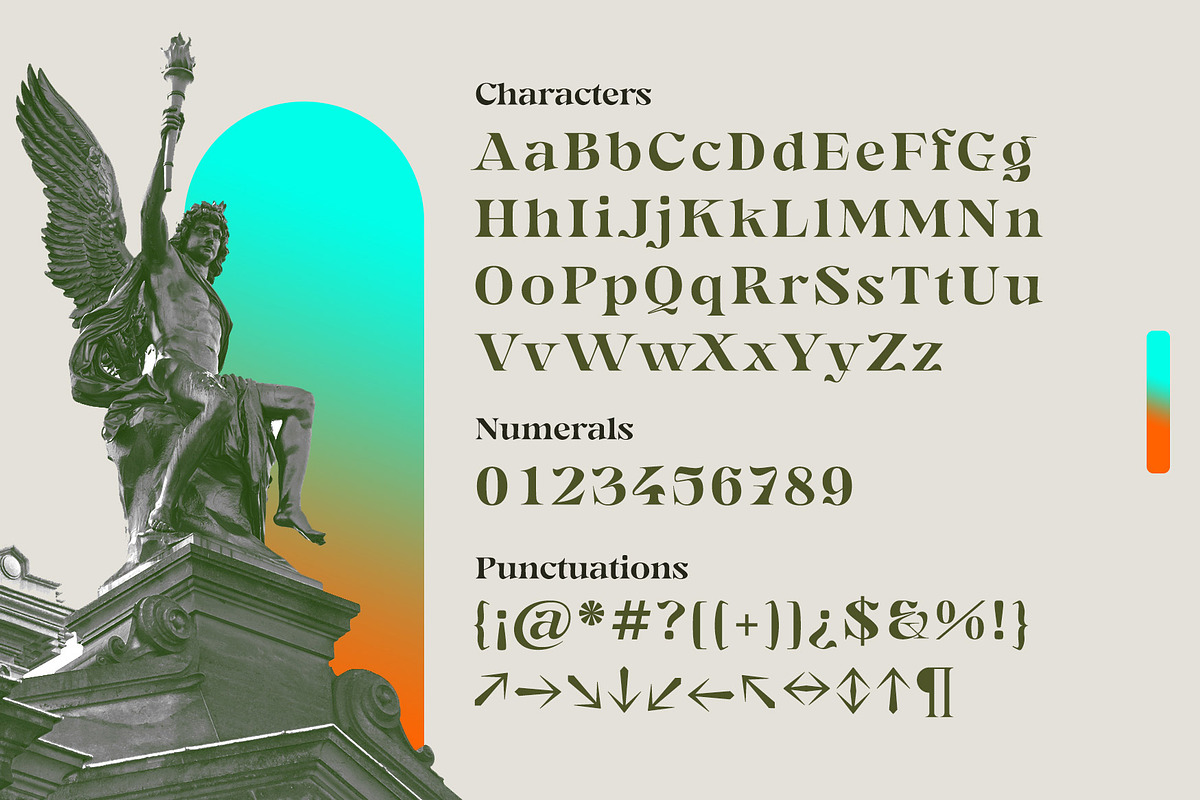 Gegor - Serif Medieval Display Font, a Serif Font by Balibilly Design (Photo 7 of 15)