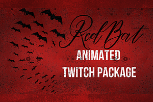 Gothic Bat Animated Stream Package