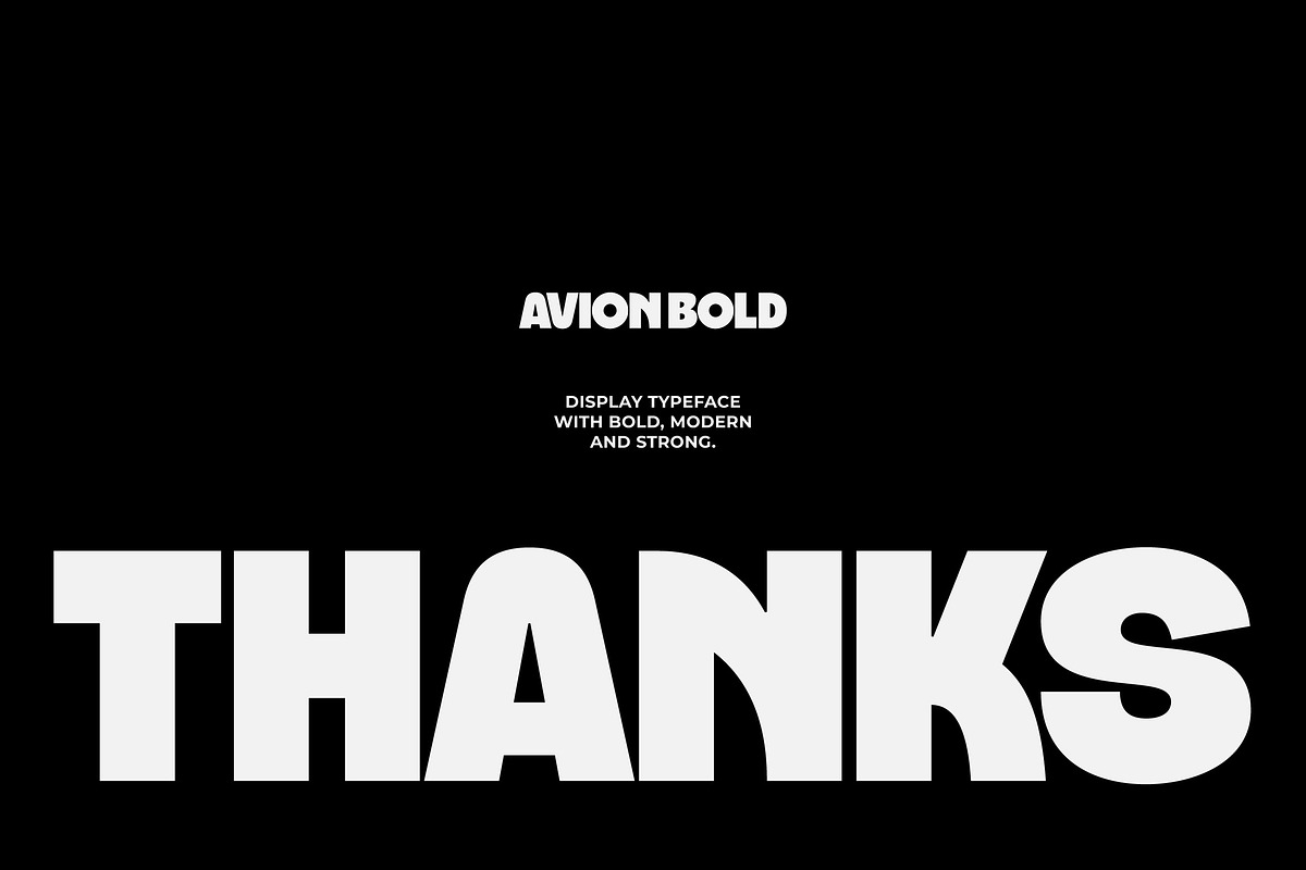 Avion - Modern Bold Font, a Sans Serif Font by limitype (Photo 10 of 10)