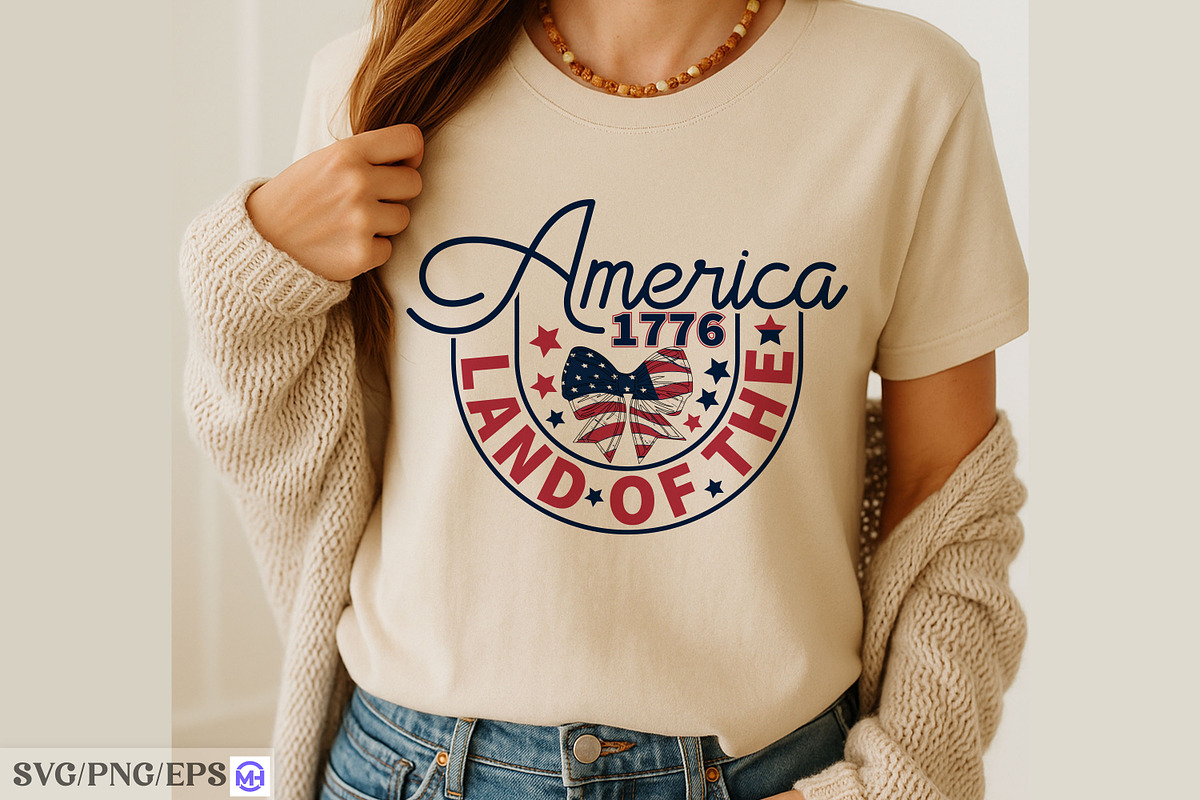 America 1776 Land of the Free SVG, a Graphic by mh_arif (Photo 2 of 4)