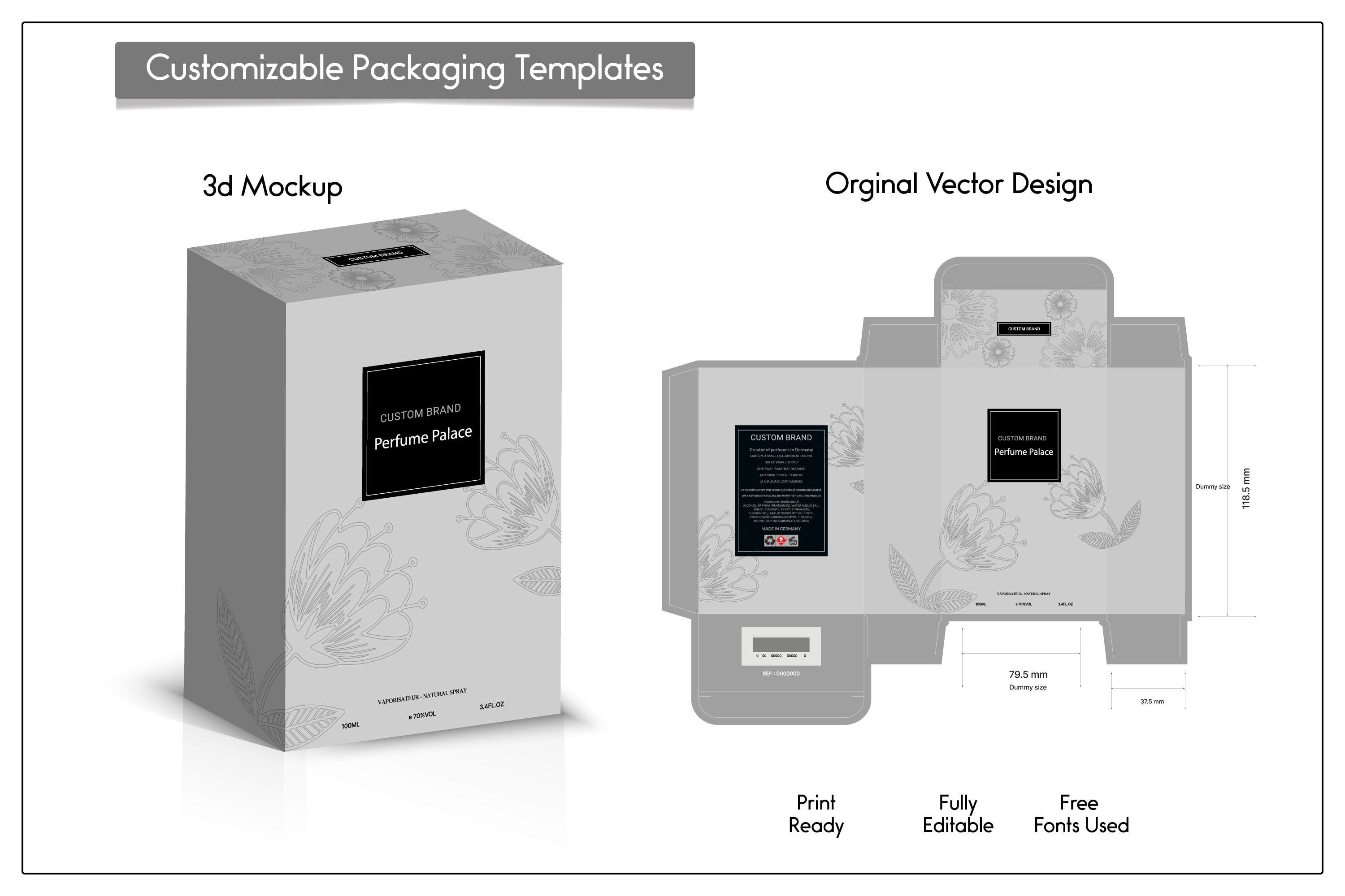 Box Packaging 3d Mockup for product, an Object Graphic by sumonuix