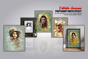 Watercolor Photo Effect Template, an Action Add-On by Photoshop Action (Thumbnail 1 of 18)