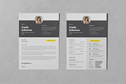 Resume/CV – Vol. 10.2, a Resume Template by kdadan. (Thumbnail 2 of 4)