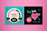 Valentine Sale Banner, an UI Kit Template by graphicook (Thumbnail 2 of 5)