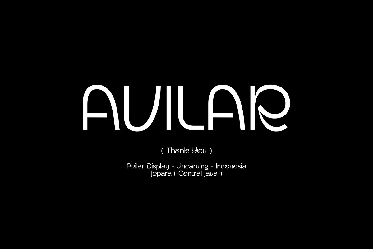 Avilar - Display Font, a Sans Serif Font by Uncarving (Photo 12 of 12)