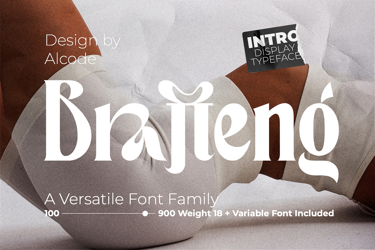 Brafteng Variable Font, a Serif Font by Alcode (Photo 1 of 18)