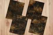 Distressed Dark Antique Script Paper, a Background Graphic by V Design Creator (Thumbnail 9 of 12)