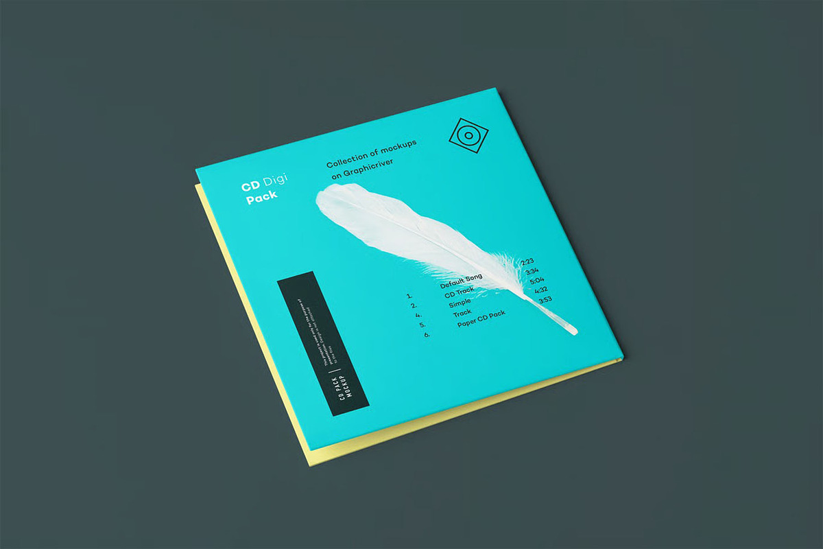 CD Digi Pack Mock-up, a Product Mockup by zippypixelstudio (Photo 15 of 16)