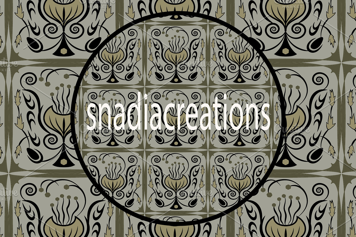 Faux tile design, a Pattern Graphic by snadiacreations (Photo 1 of 5)