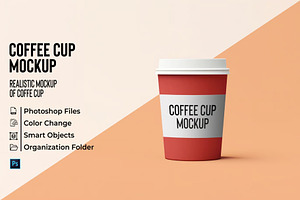 Coffe Cup Mockup, a Cups & Container Mockup by Se٧enStudio