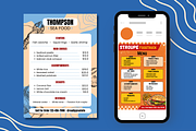 5 Food Menu Templates Canva, a Templates & Theme by TemplateCastleStore (Thumbnail 3 of 9)