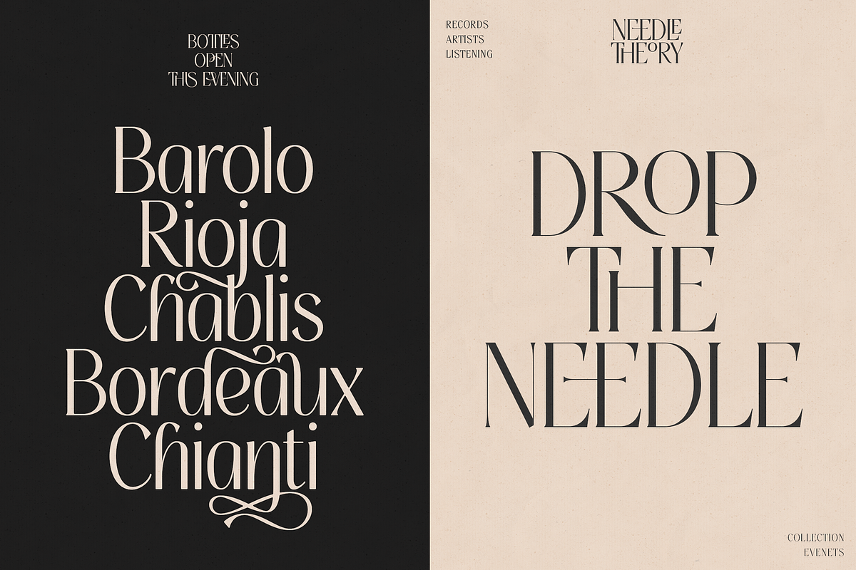 Thereon - Modern Romantic Serif Font, a Serif Font by VP Fonts (Photo 9 of 21)