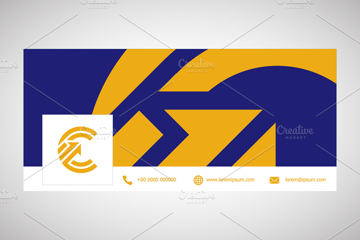 Modern Clean Letter C arrow logo, a Branding & Logo Template by Rasagama Studio (Photo 4 of 4)