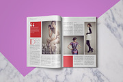 Stylish InDesign Magazine Template, a Magazine Template by temphall (Thumbnail 2 of 5)