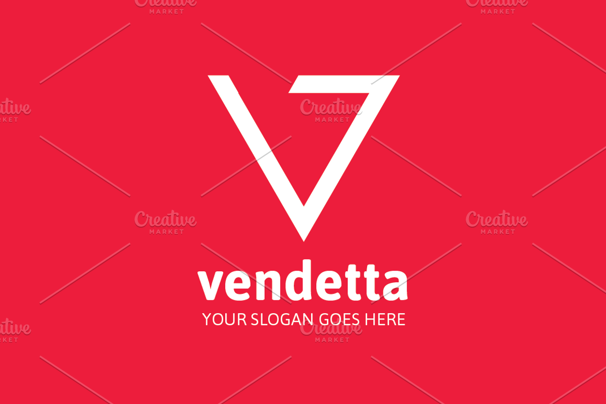 Vendetta Letter V Logo, a Branding & Logo Template by MLJ studios (Photo 3 of 3)