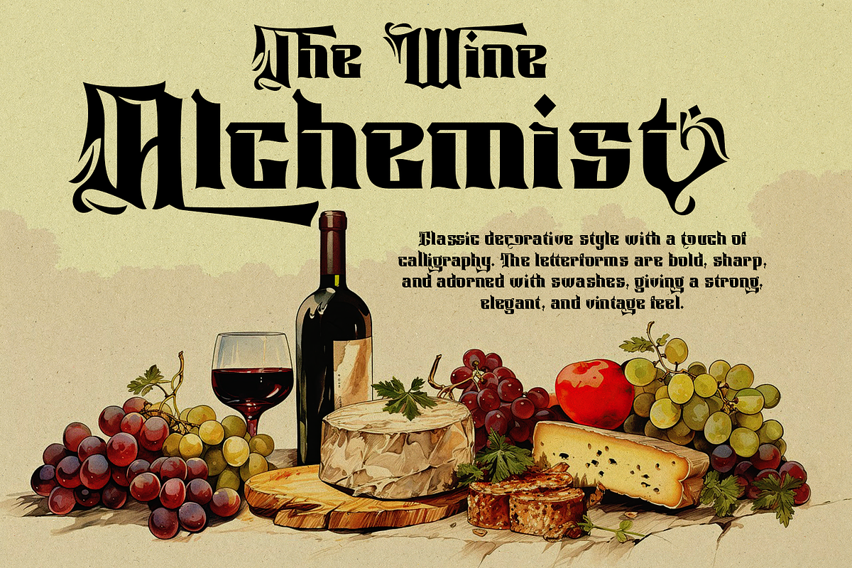 Helarctos Antique Font, a Blackletter Font by TypeClassHeroes (Photo 10 of 15)