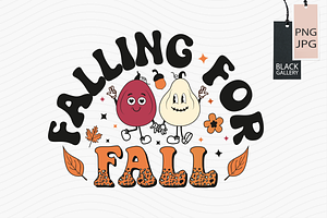 Falling For Fall PNG Sublimation