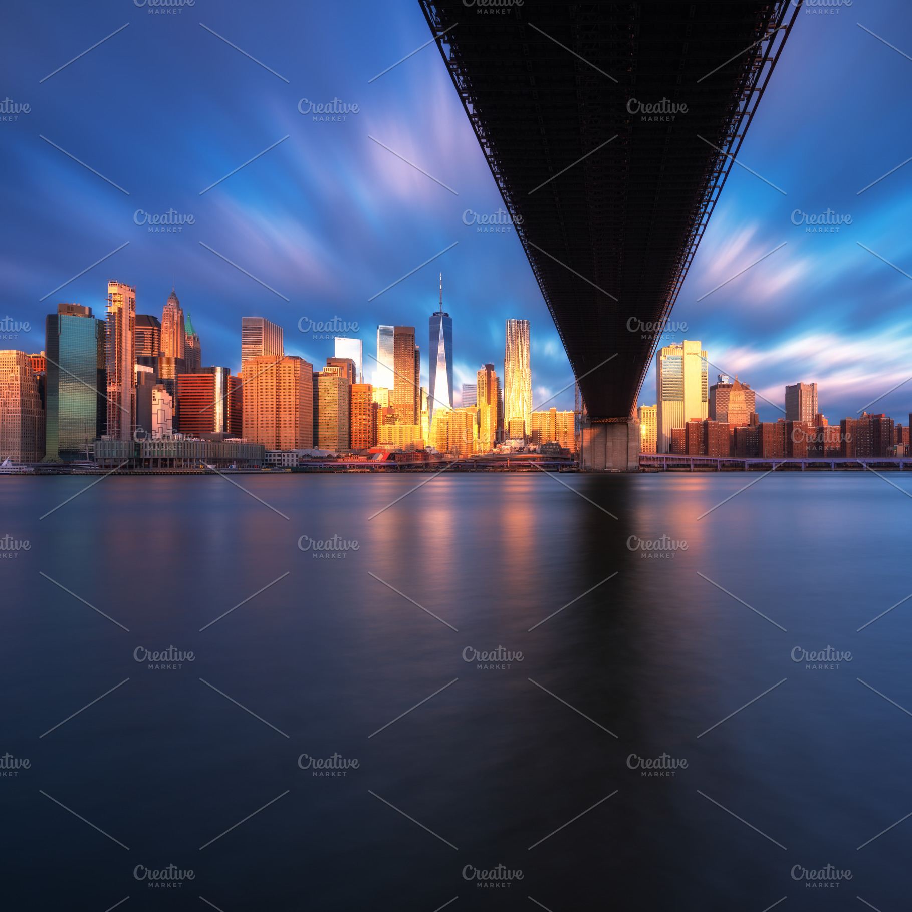 City skyline at sunset, an Architecture Photo by Andriy Photography