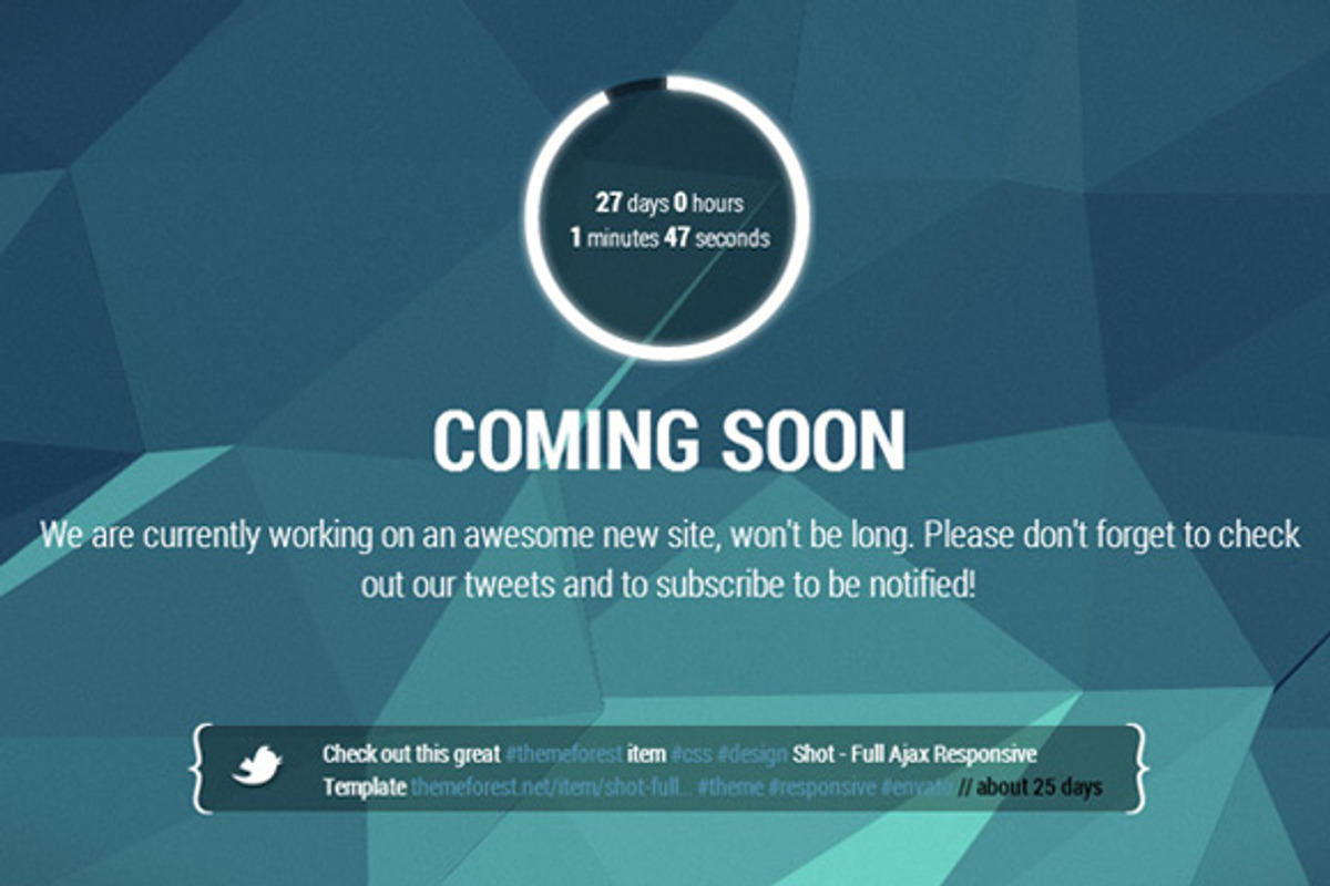 Soon - Coming Soon Template, a Bootstrap Template by ProfMe Themes (Photo 2 of 2)