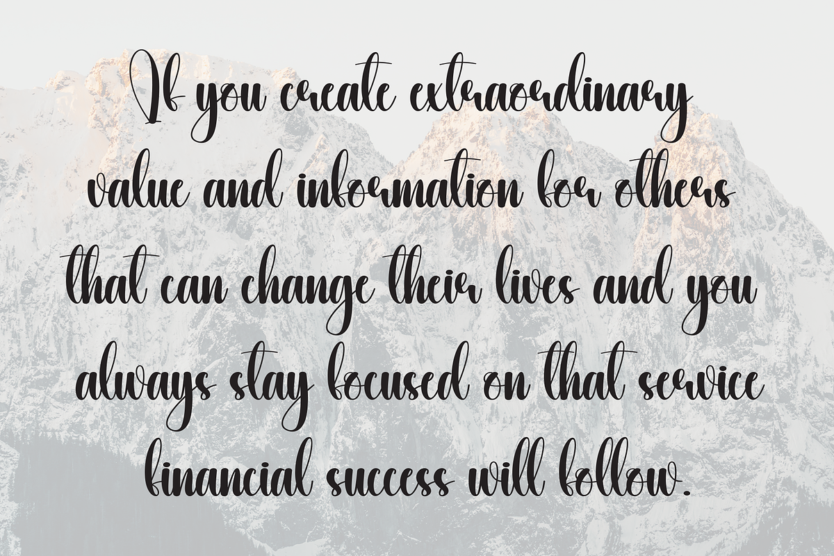 Cake | Script Font, a Handwritten Font by Scratchones (Photo 6 of 9)