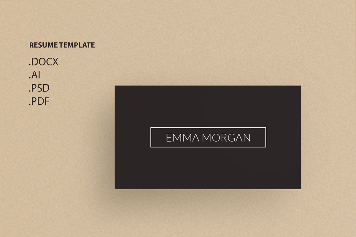 Pack Resume and Card Template / M, a Resume Template by Showy68 Template (Photo 6 of 8)