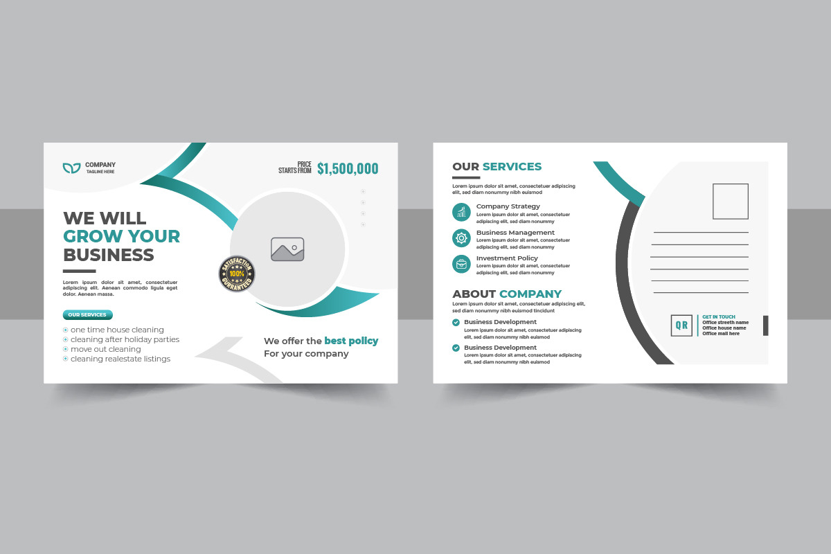 Business eddm postcard design bundle, a Card Template by Pavel_design (Photo 7 of 7)