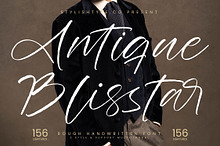 Antique Blisstar Rough Handwritten
