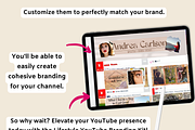 Boho YouTube Branding Kit, a Social Media Template by Chantelle T Illustrations (Thumbnail 4 of 8)
