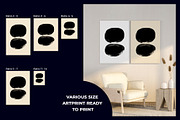 Black Bold Abstract Art Print Bundle, a Decorative Illustration by Vibrand Studio (Thumbnail 4 of 10)