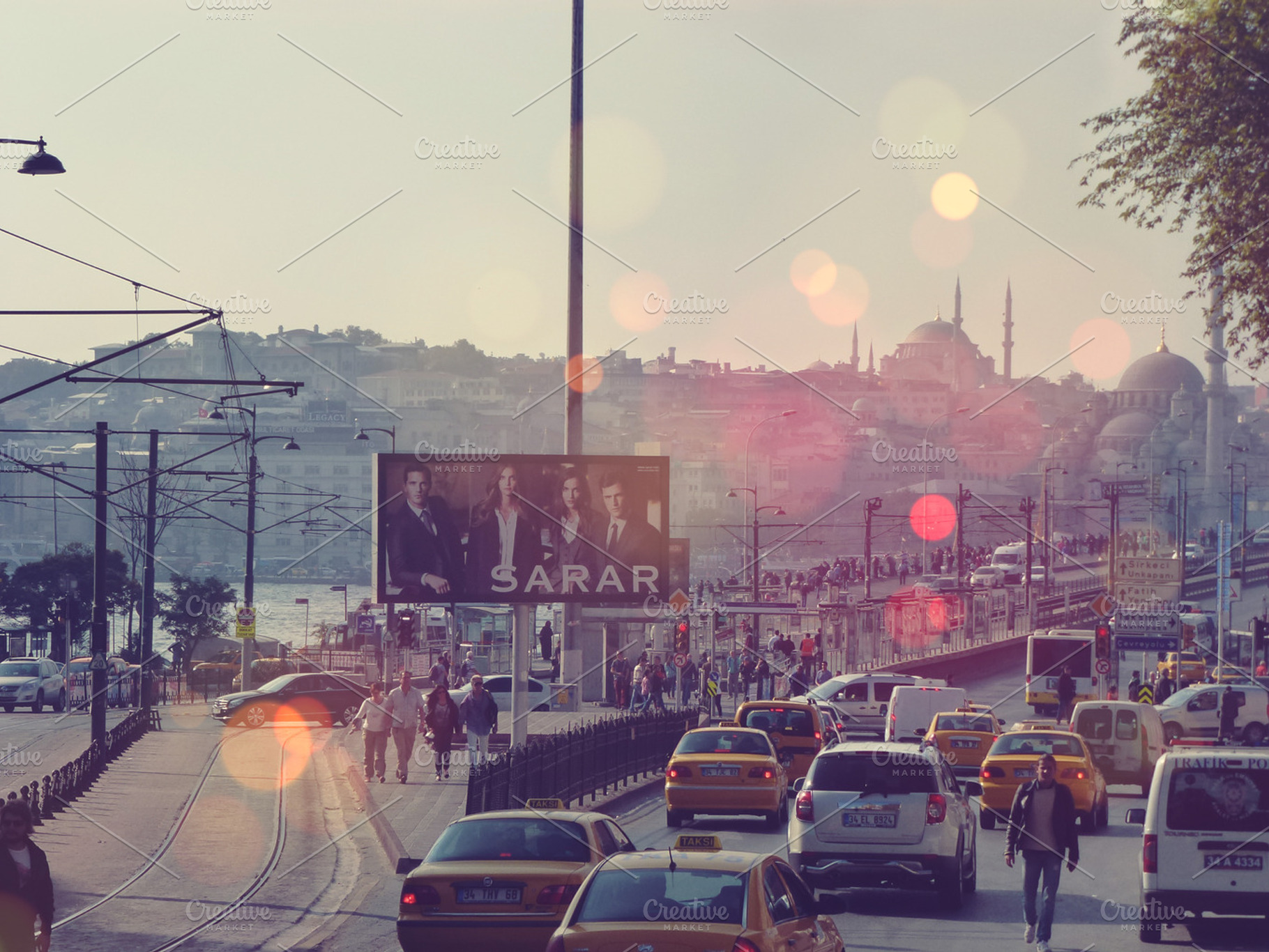Streetview Istanbul Cars and People, an Industrial Photo by Beavergraphy