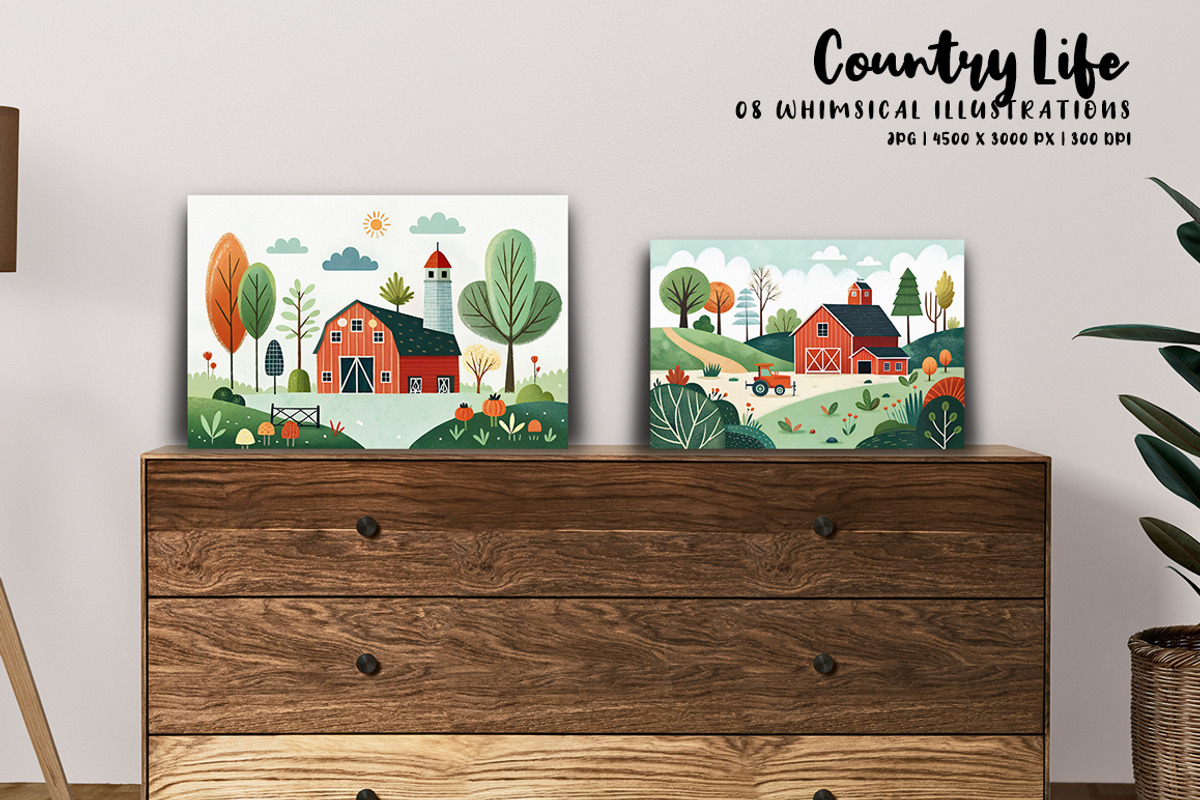 Country Life, a Decorative Illustration by Digital Art Creations (Photo 6 of 6)