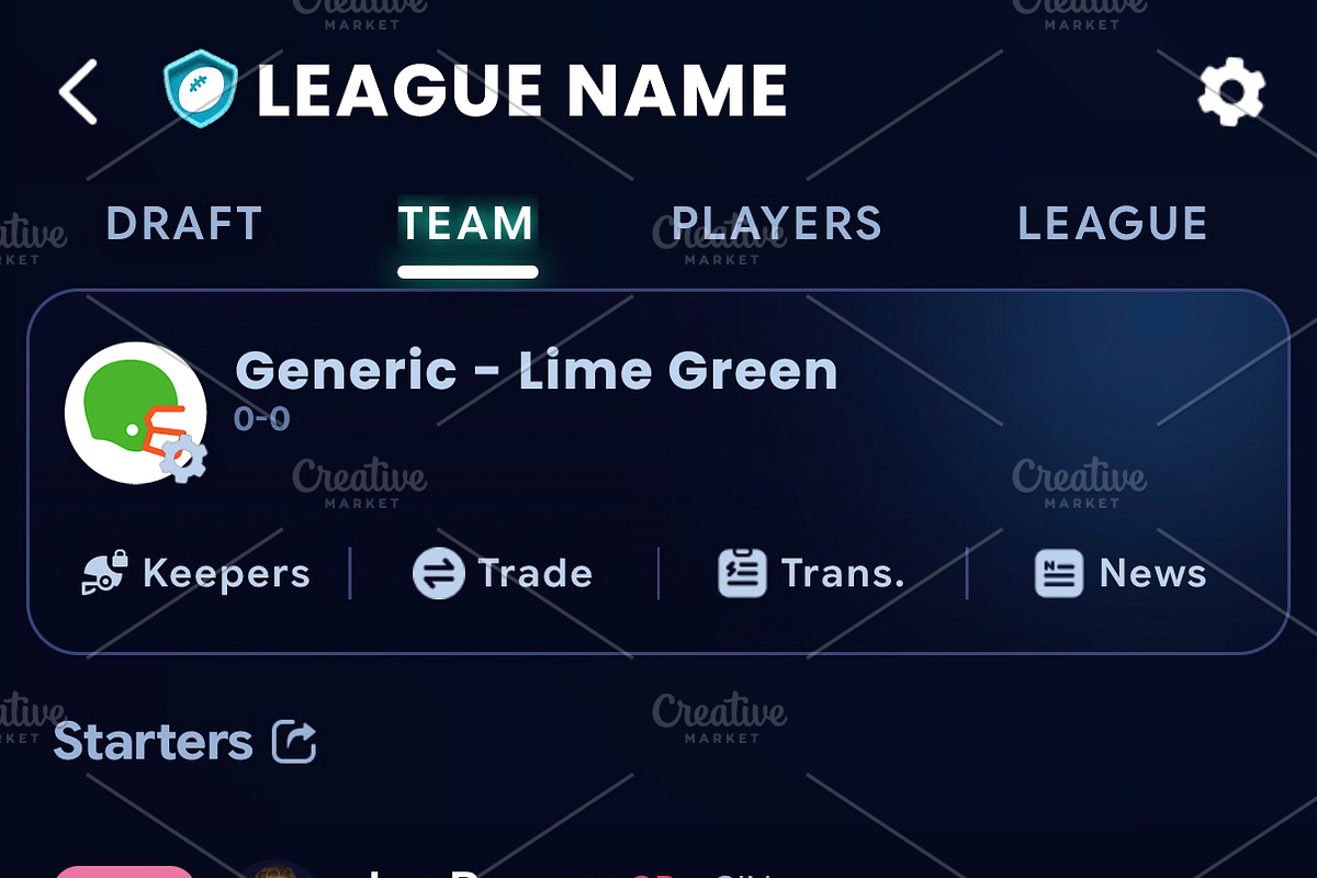 Custom Fantasy Football Helmet Icons, a Solid Icon by Nickosuave (Photo 7 of 14)