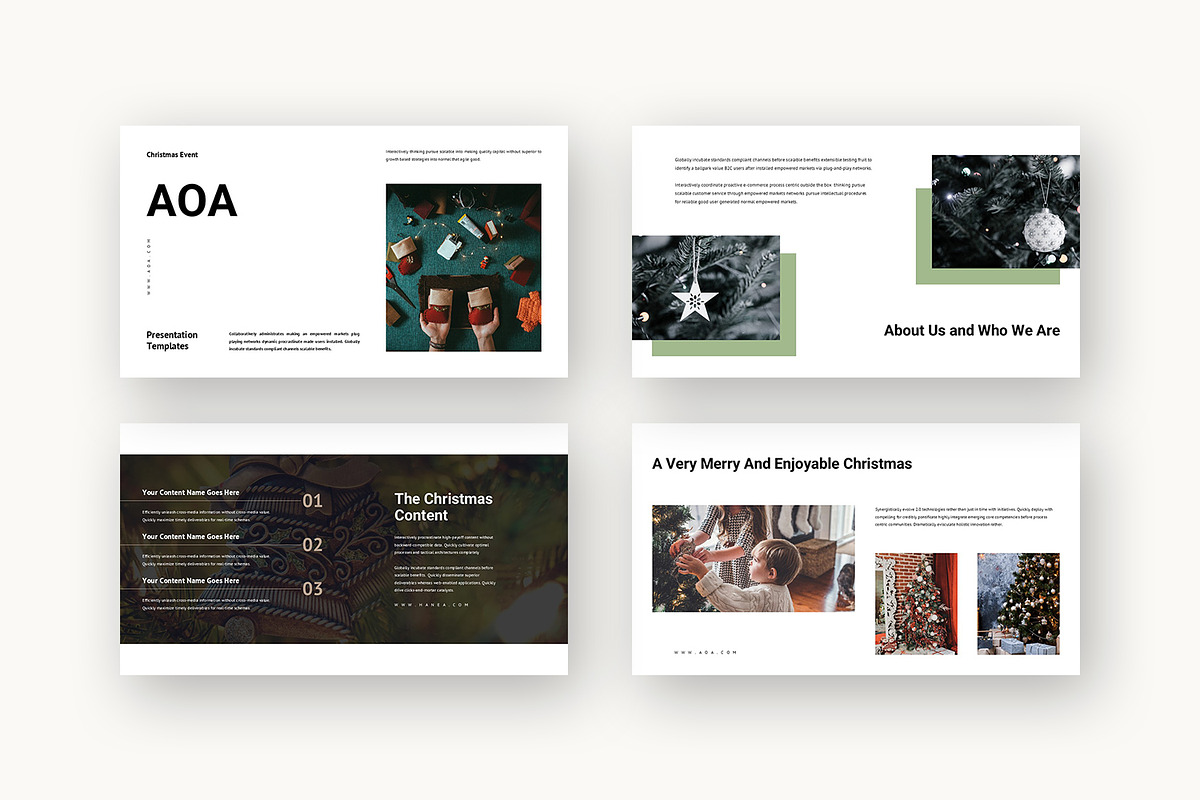 Aoa : Holiday Season Google Slides, a Presentation Template by Punkl Camp (Photo 2 of 16)
