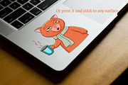 Cat Emoji Illustrations, an Animal Illustration by Milla_Zelenyuk_art (Thumbnail 3 of 3)