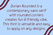 Dorlan Rounded, a Sans Serif Font by Craft Supply Co. (Thumbnail 2 of 8)