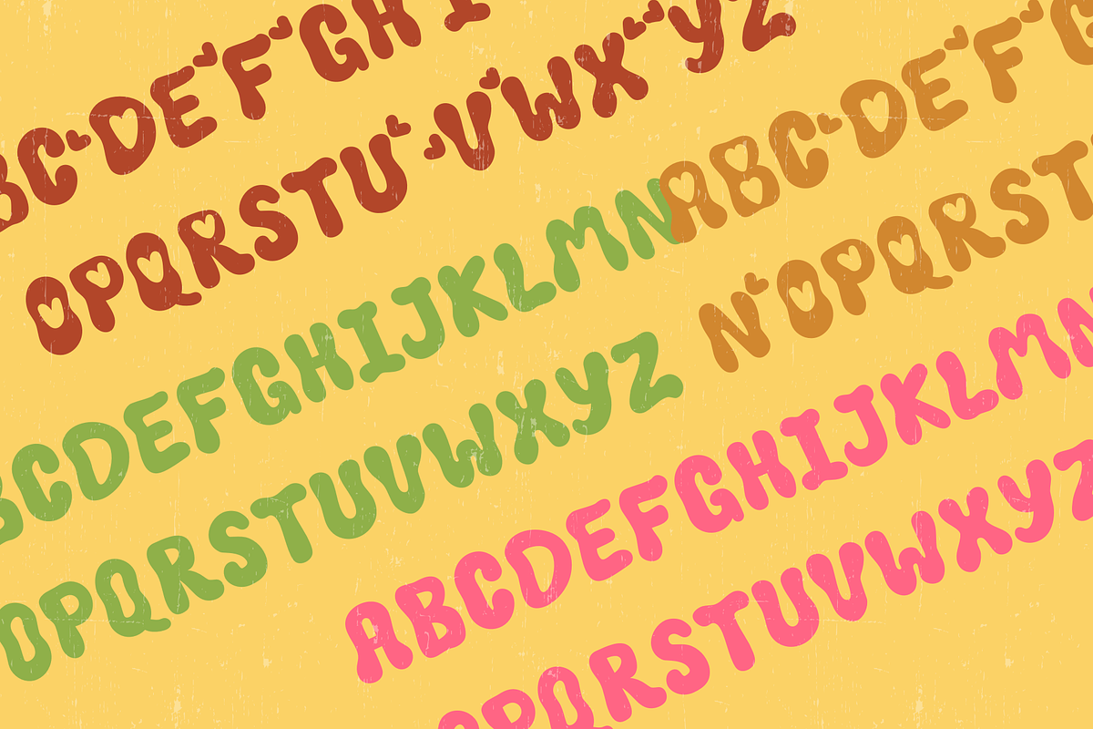 Morning love retro cute font, a Script Font by JJuta (Photo 3 of 4)