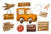 Delivery Post Truck And Cardboard, an Object Graphic by the_myro (Thumbnail 2 of 3)