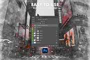 Photoshop Sketch Effect Creator, a Layer Style Add-On by AdeptDept (Thumbnail 11 of 11)
