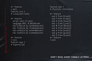 Informe - Monospaced, a Sans Serif Font by Arterfak Project (Thumbnail 6 of 12)