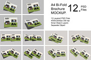 A4 Bi-Fold Brochure Mockup, an Advertising Mockup by safrizalstudio (Thumbnail 1 of 13)
