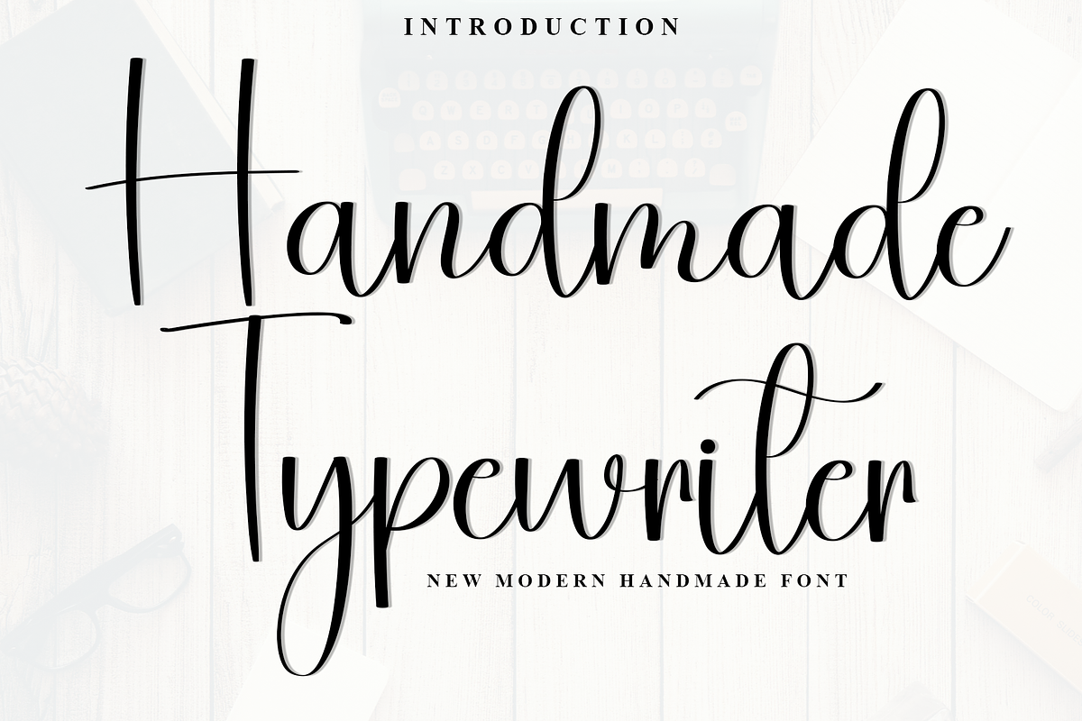 Handmade Typewriter, a Handwritten Font by FreshTypeINK (Photo 1 of 8)