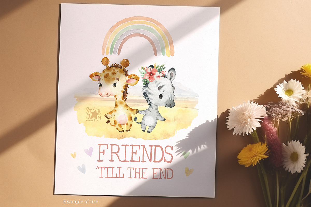 Savanna. Animal Collection, an Animal Illustration by StarJam (Photo 5 of 7)