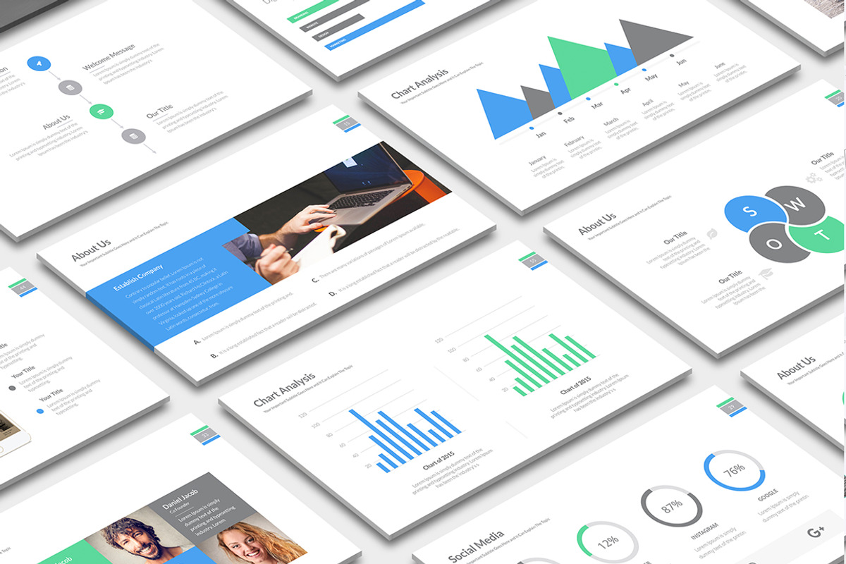 10 Powerpoint Bundle, a Presentation Template by PreFactory (Photo 9 of 11)