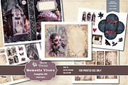 Printable Gothic Junk Journal Kit, a Decorative Illustration by Print Haven Mochi Vintage (Thumbnail 1 of 5)