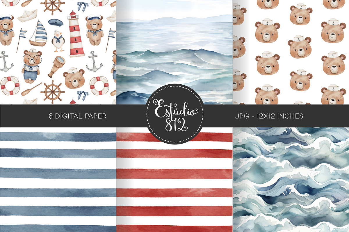 Little Sailor, an Animal Illustration by Estudio 812 (Photo 3 of 9)